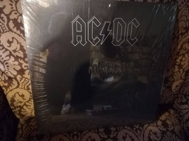 AC/DC - back in black lp, vinyl