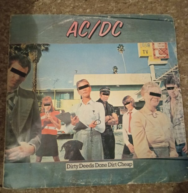 AC/DC bakelit lemez 