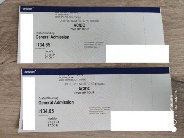 AC/DC jegy Pozsony - Szlls lehetsggel - 2024.07.21