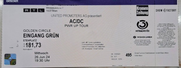 AC/DC koncert, Bcs, Golden Circle jegy