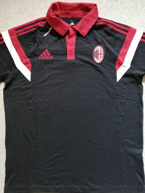 AC Milan Adidas pamut póló, újszerű, hibátlan (L)