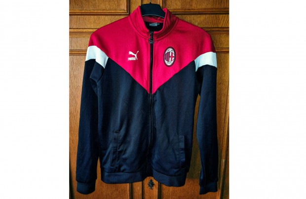 AC Milan fekete piros eredeti Puma cipzáras felső (176)