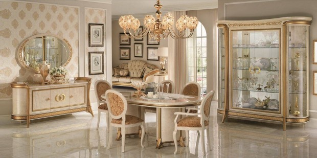 AC - Melodia (b�zs) olasz luxus �tkez� �s nappali garnit�ra Akci�!