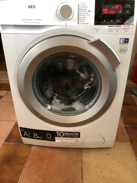 AEG 6000 Series,8 kg,A+++,1400 centri,elltlts mosgp! 