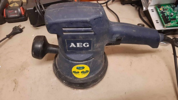 AEG exentercsiszoló 125mm 450w