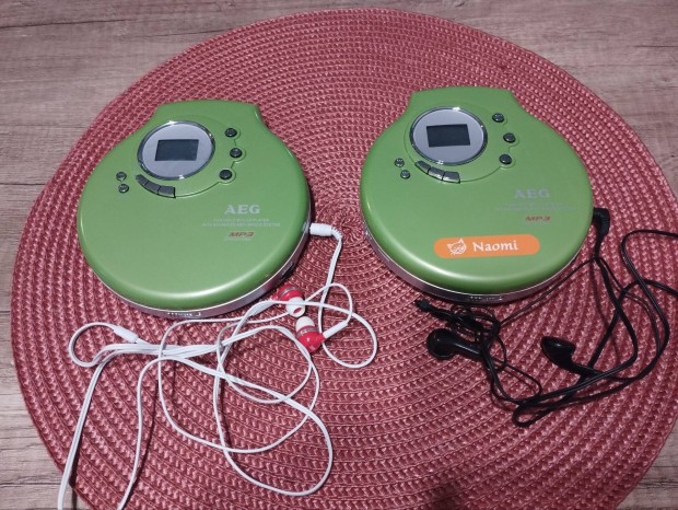 AEG tipus discman 2db! 