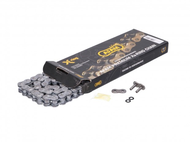 AFAM XS-Ring fekete megerstett lnc - 520 XMR3 x 116