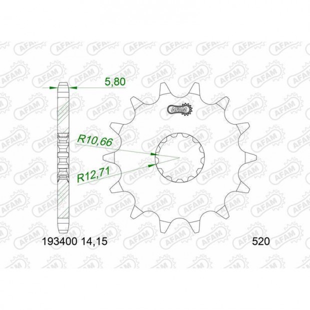 AFAM acl standard els lnckerk 193400 - 520