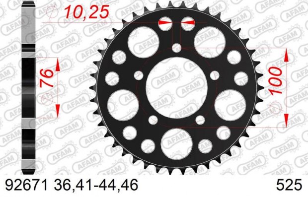 AFAM acl standard hts lnckerk 92671 - 525