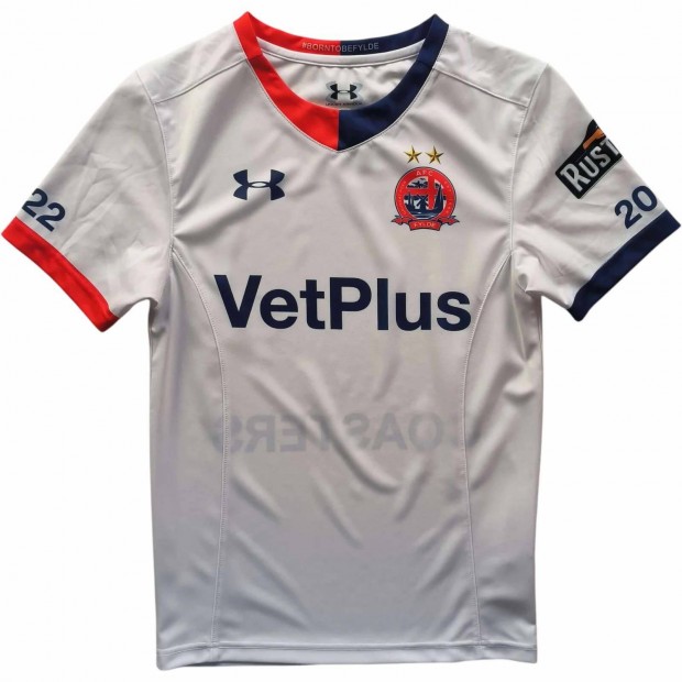 AFC Fylde 2020-22 Under Armour hazai foci mez S-es