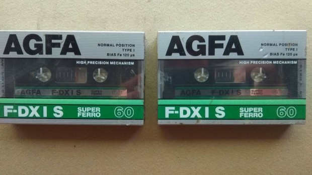 AGFA F-DX I S 60 original kazetta 2db