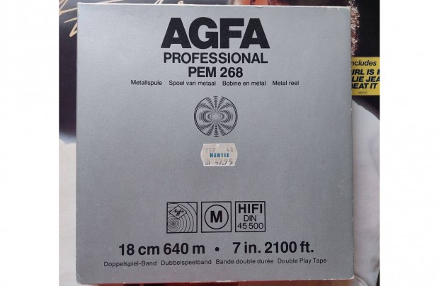 AGFA PEM 268 (Fm Ors) Orss Magnszalag AGFA AGFA Orss MAGN Szalag