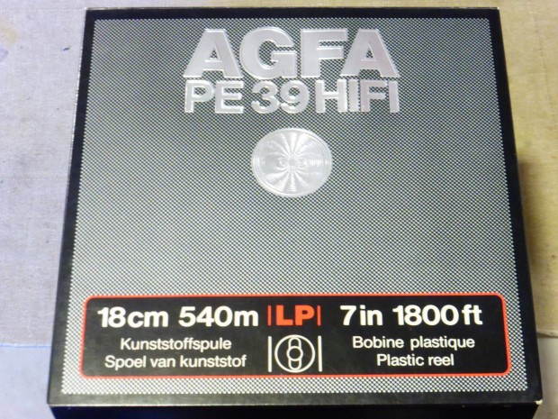 AGFA PE 39 nem hasznlt szalagok !