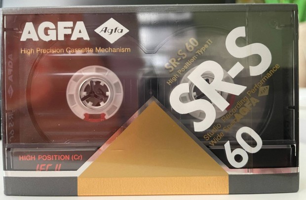 AGFA SR-S 60 1989 chrom bontatlan, j magnkazetta, audio kazetta