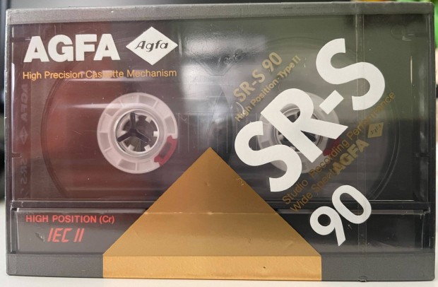 AGFA SR-S 90 1989 chrom bontatlan, j magnkazetta, audio kazetta