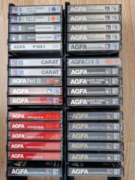 AGFA kazetta magn magnkazetta audio 