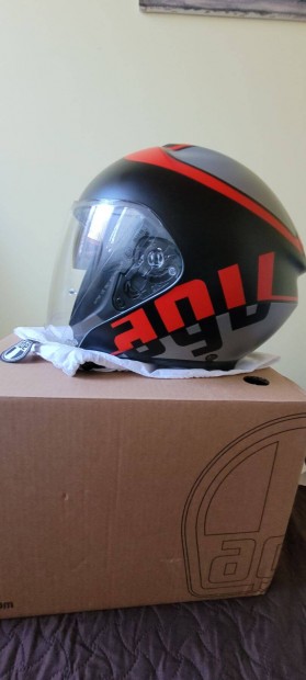 AGV Irides Valenza sz�rke/fekete/piros buk�sisak