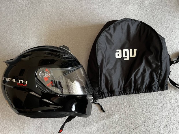 AGV Stealth SV (fényes fekete) + fekete plexi