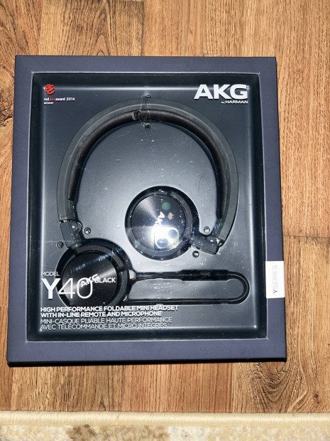 AKG Y40 fejhallgat, fekete