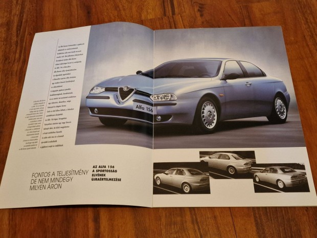 ALFA Romeo 156 Prospektus 1998 Magyar Nyelv