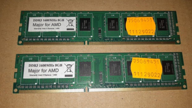 AMD 2x8GB 1600MHz DDR3