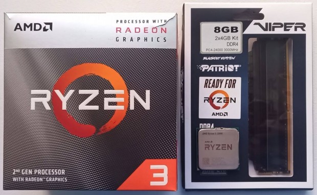 AMD 3200G és 2x4GB