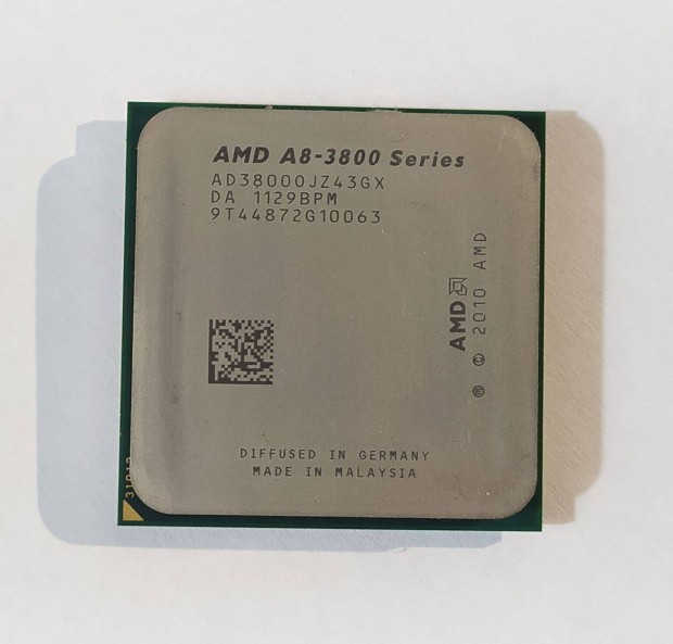 AMD A8-3800 processzor / APU 4x2.4GHz FM1