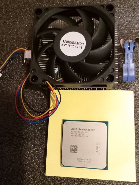 AMD AM4 Processzor (Athlon 200GE + hűtő)