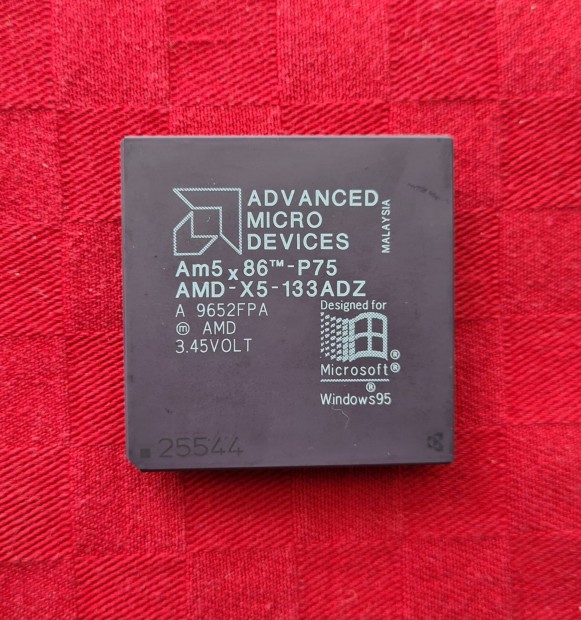 AMD AM5X86-P75 AMD-X5-133ADZ 32-Bit CPU PGA168 - retro CPU