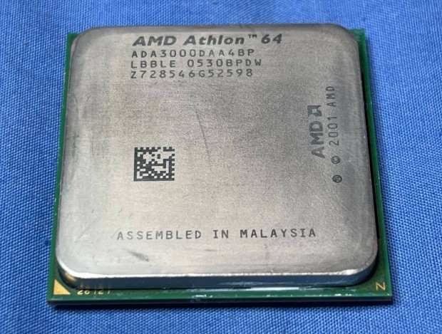AMD Athlon 64 3000+ Socket 939 tesztelt processzor