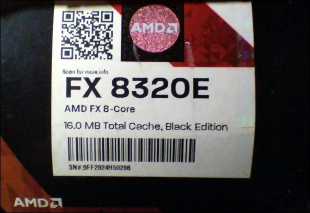 AMD FX-8320E 8magos Socket AM3+ processzor