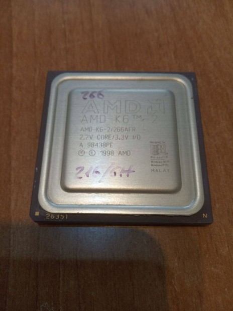 AMD K6-2 266MHz processzor