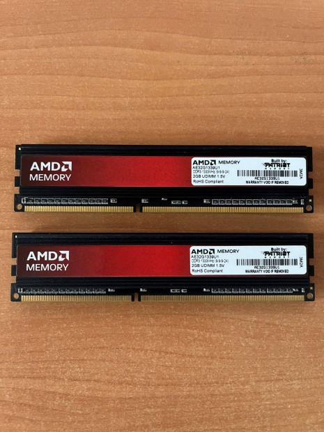 AMD Memmria AE32G1339U1 DDR3 1333Mhz (9-9-9-24) 2GB Udimm 1.5V elad