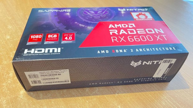 AMD Radeon RX 6600 XT vidokrtya