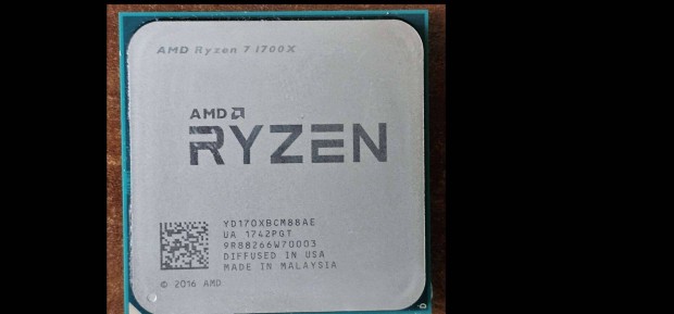 AMD Ryzen 1700X processzor eladó
