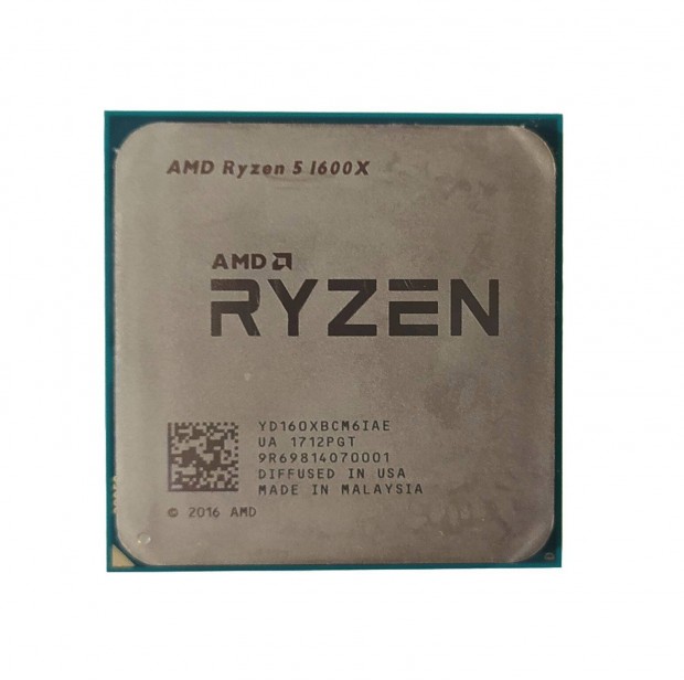 AMD Ryzen 5 1600X processzor 6x3.6GHz AM4