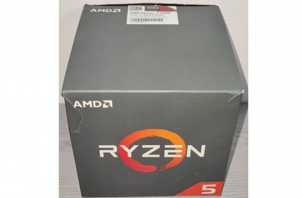 AMD Ryzen 5 2600 Processzor Dobozban Gyri Htvel