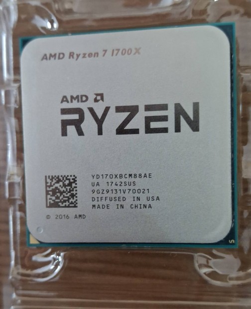 AMD Ryzen 7 1700X processzor