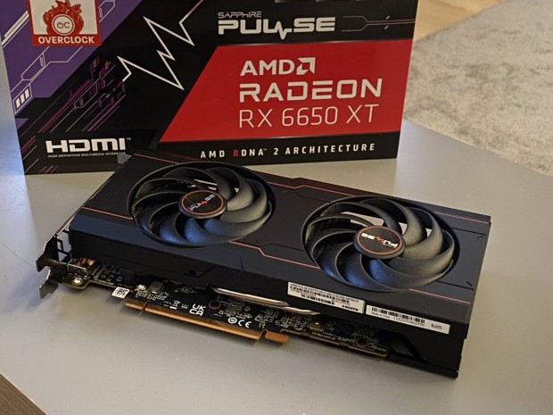AMD Sapphire Radeon RX 6650 XT 8GB Pulse (2 v garancia)