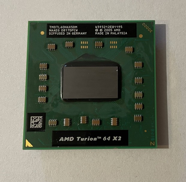 AMD Turion 64 X2 TL-60 (2x2GHz) laptop processzor