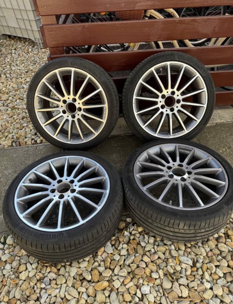 AMG Mercedes 18" alufelni szett Continental gumikkal