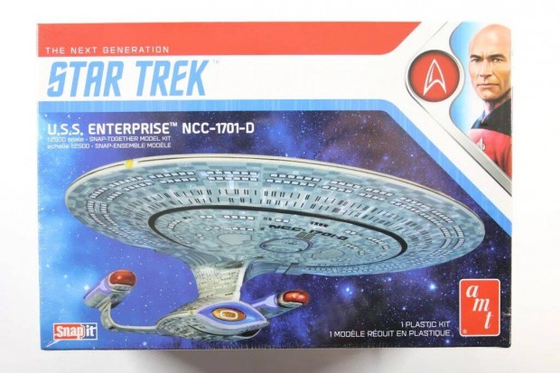 AMT 1:2500 Star Trek Enterprise 1701-D easy snap-fit modell készlet