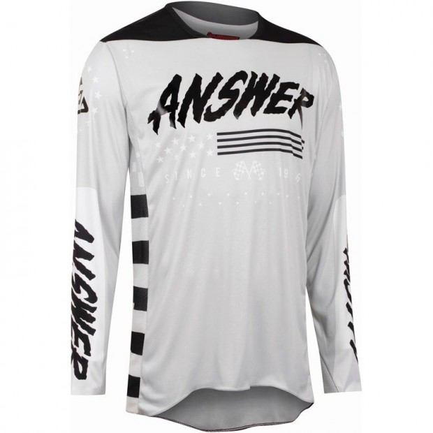 ANSWER A22 Elite Redzone mez szürke/fekete, 2XL méretben