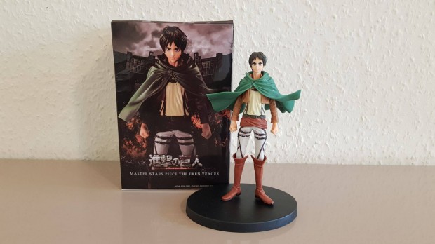 AOT Eren Jaeger Attack on Titan figura dszdobozzal 16 cm j Kszleten