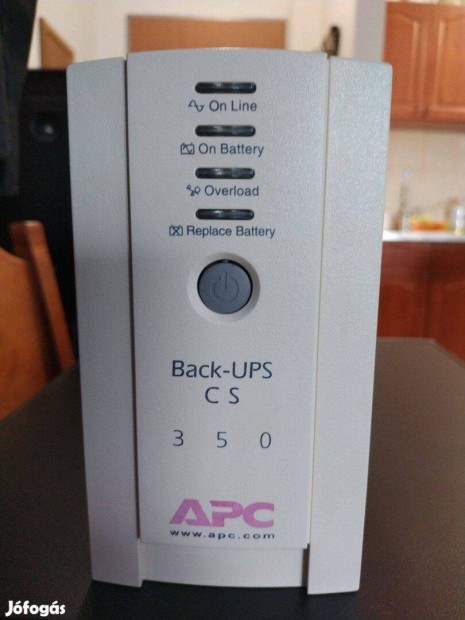 APC Back Ups CS 350 sznetmentes tpegysg j Akkuval!!!