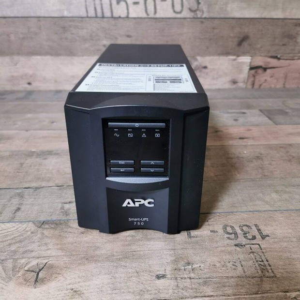 APC SMT750I LCD sznetmentes tpegysg, Smart-UPS 750VA/500W, USB