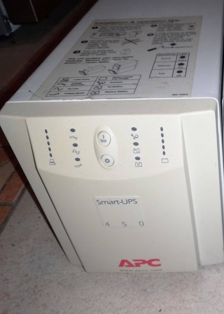 APC Smart-UPS 450 (SU450INET) szinuszos sznetmentes tpegysg