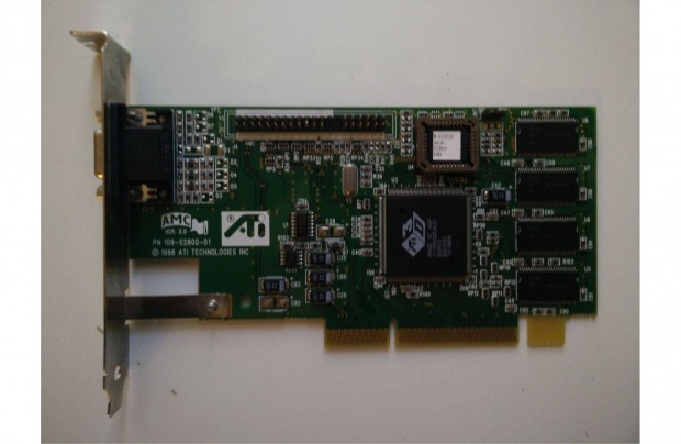 ATI 3D Rage Iic 8M AGP 2x retro videokrtya