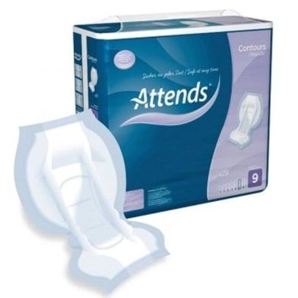 ATTENDS CONTOURS REGULAR 9 (2598 ML) inkontinencia bett 28x