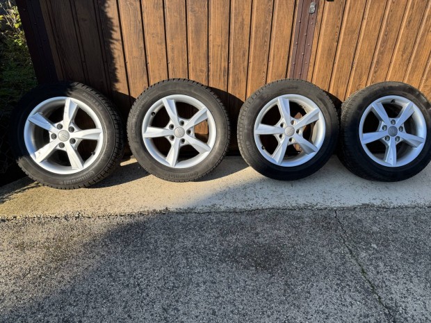 AUDI 16" Alufelni 5X112 Tli 205/55R16 Continental Gumival